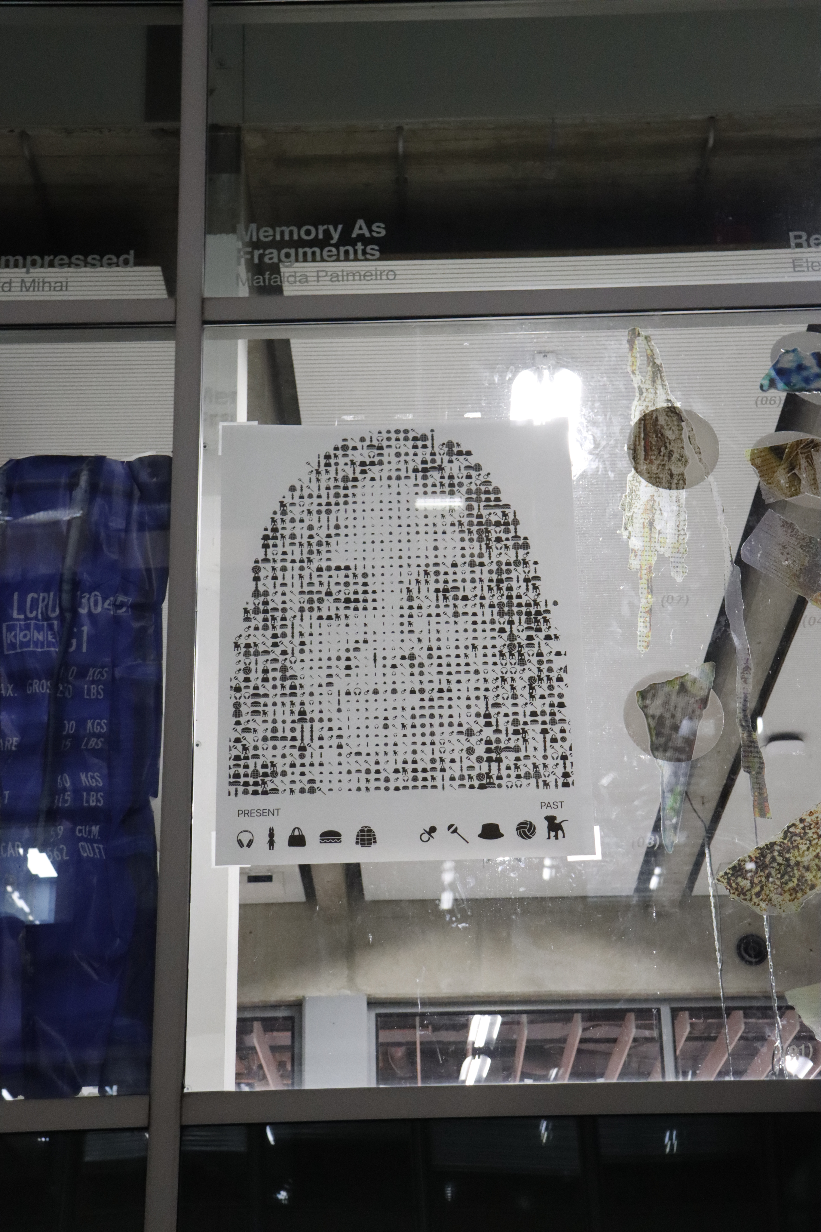 Laptop on gray sofa shows Norm Cultura portfolio homepage with bold “WORKS/INFO LIST/FEED” typography